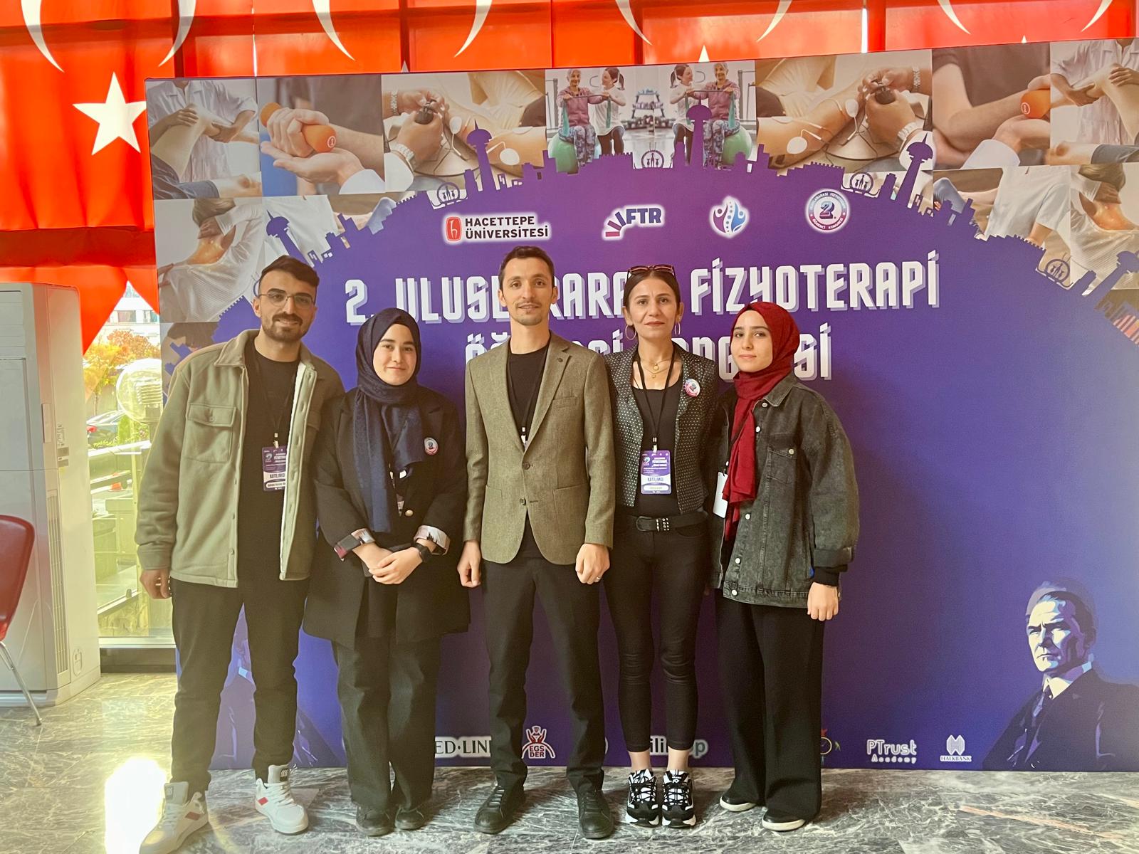 Bölümümüz 2. Uluslararası Fizyoterapi Öğrenci Kongresi’nde Bilimsel Katkı Sundu